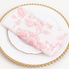 Party and Banquet, Washable Linen Table Napkin Cloth with Hemmed Edges for 