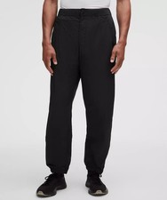 Nwt Lululemon Mens 148 Nylon Relaxed Track Pant Regular Black Size LARGE
