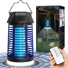 Remote Control Bug Zapper, Outdoor & Indoor Electric Mosquito Killer with LED...