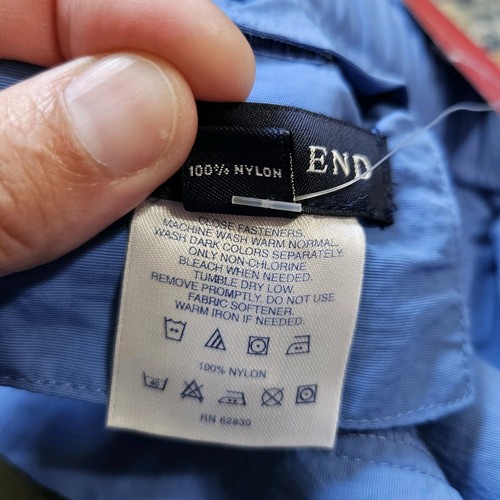 Lands End Blue Quick Dry UV Protect Belted Nylon Performance Pants Wmns Med Nwt - Picture 16 of 17