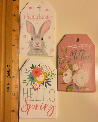 Huge Lot Card Stock Gift Tags Christmas Valentine s Day Easter Spring Farmhouse