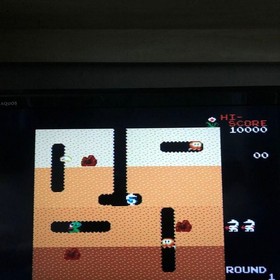 Famicom Disk System Dig Dug I II 1 2 FC Disk Card Tested 80's Japan Retro game
