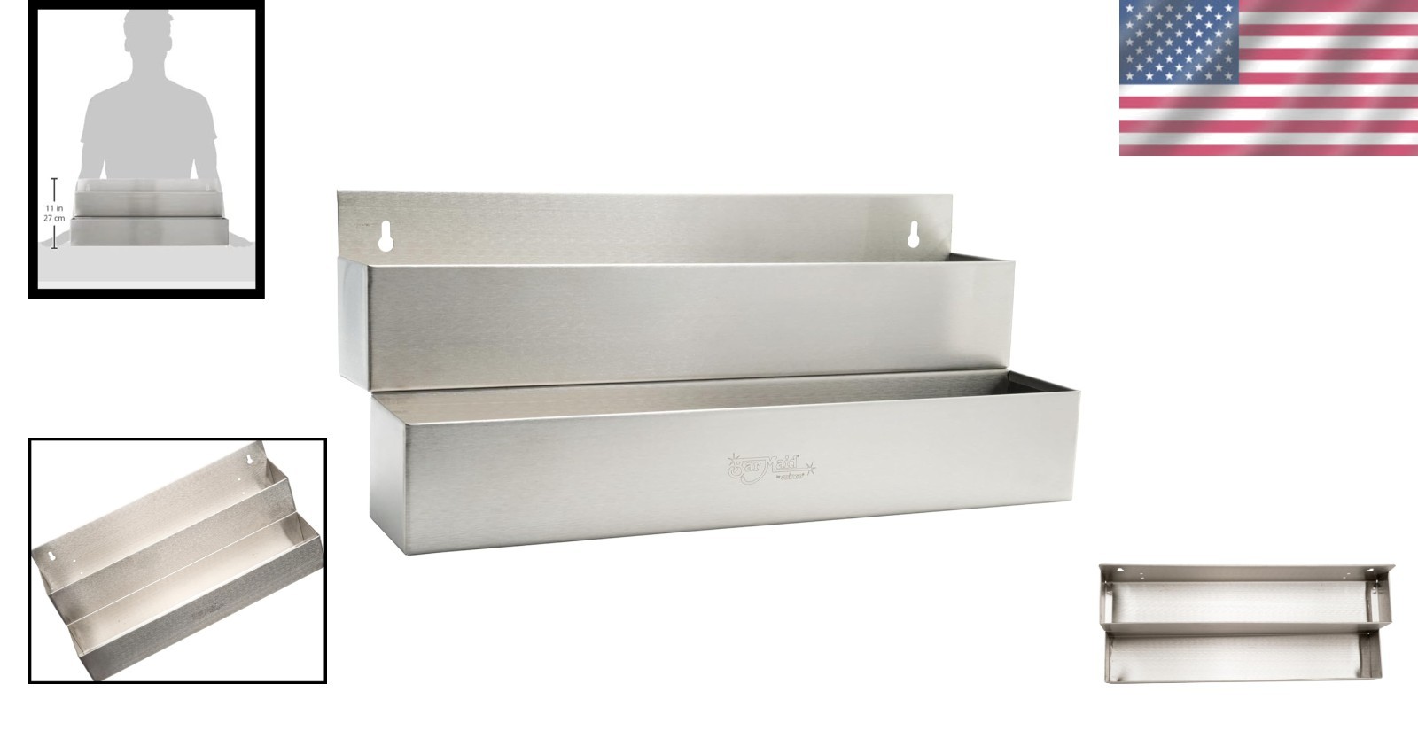 Double Speed Rail, 22-Inch, Stainless Steel