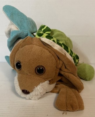 Pop Out Pets 3 Animals in One Turtle Dolphin Walrus 8  Plush Stuffed Toy EC Fast
