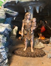 Cavewoman  Cro Magnon  Woman With Child Resin...