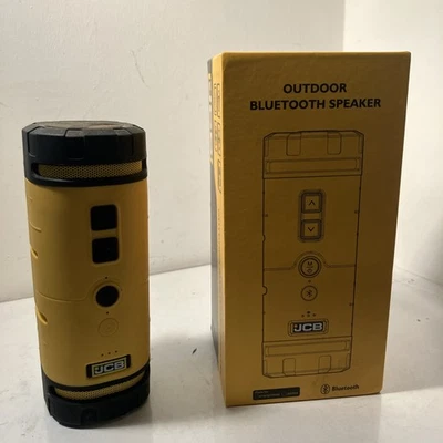 JCB Outdoor Bluetooth Speaker Yellow/Black - Image 1 of 4