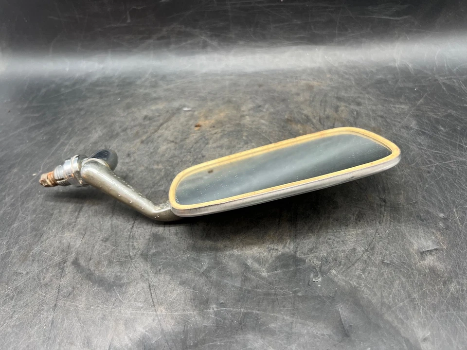 Conjunto de espejo retrovisor lateral del conductor fabricante original Volkswagen Beetle 1968-1977 113 857 513 B Foto 3 de 4