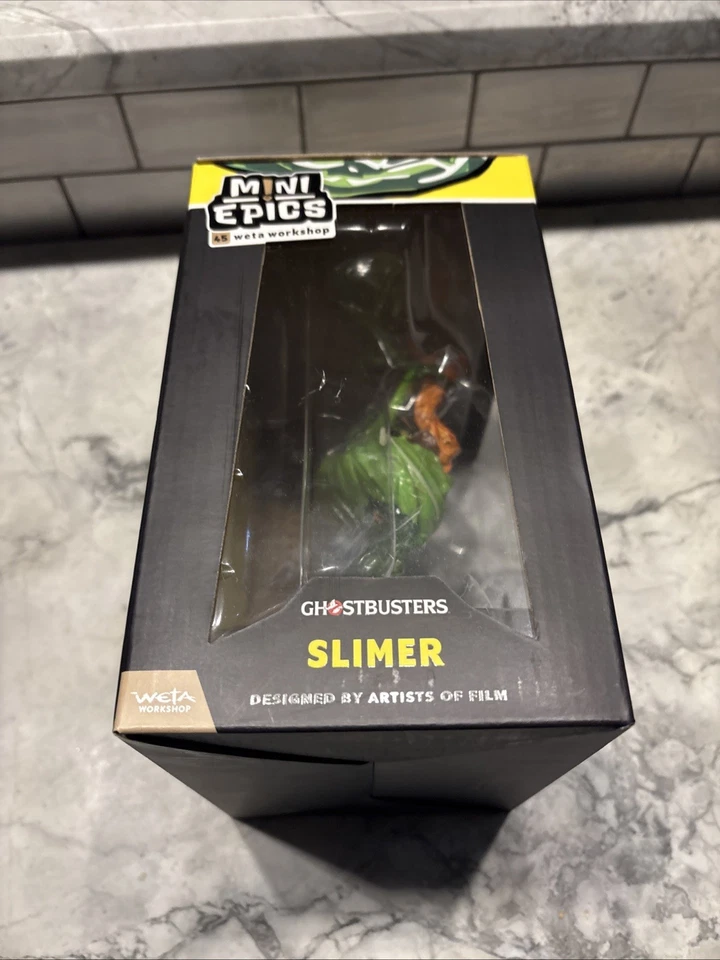 Mini Epics - WETA Workshop - Ghostbusters #1 Figura Slimer, Coleccionable Nuevo Foto 3 de 4