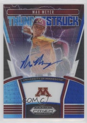 2020 Prizm Draft Picks Thunderstruck Blue & Carolina Hyper Max Meyer Auto 0q60