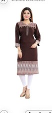 Indian Bollywood Kurta Kurti Designer Women Ethnic Dress Top Tunic Pakistani NEW