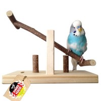 Vogelschaukel Vogelspielplatz Vogelspielzeug Wellensittich KäFigzubehöR Holz