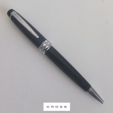 CROSS Bailey ballpoint pen c.2015 black lacquer metal cap, barrel very good cond