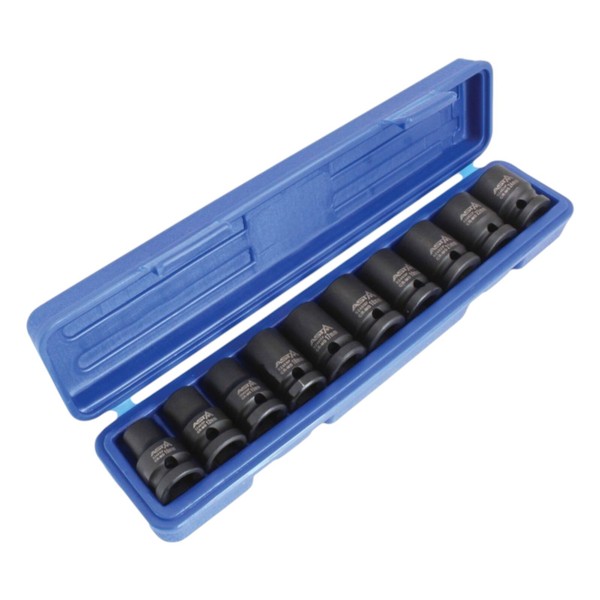"Schlagschrauber NüSse 10-Tlg Set Schlagnuss SteckschlüSsel Einsatz 10-24Mm 1/2\""-image