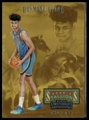 2022-23 Panini Contenders #21 Ousmane Dieng Rookie Stallions