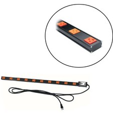 Middle Atlantic PDT-102-C-NS 20-Amp PDT Thin Power Strip with 10 Outlets...