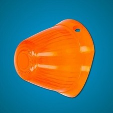 Volkswagen Splitscreen Beetle Ghia Orange Bullet Indicator Lens 111953161A