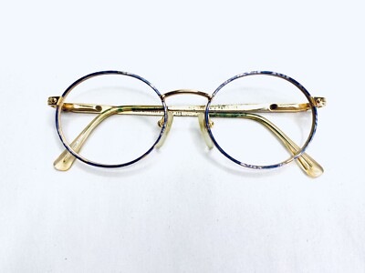 アクセサリー ao Vintage AO Safety Gold Metal Round Glasses USA 740 AOS Z87-2 50 16