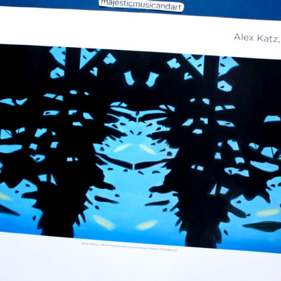 ALEX KATZ ORIGINAL 2015 EXHIBITION POSTER