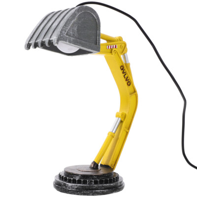 Excavator Table Lamp Baby Child Lamps for Kids Room Desk