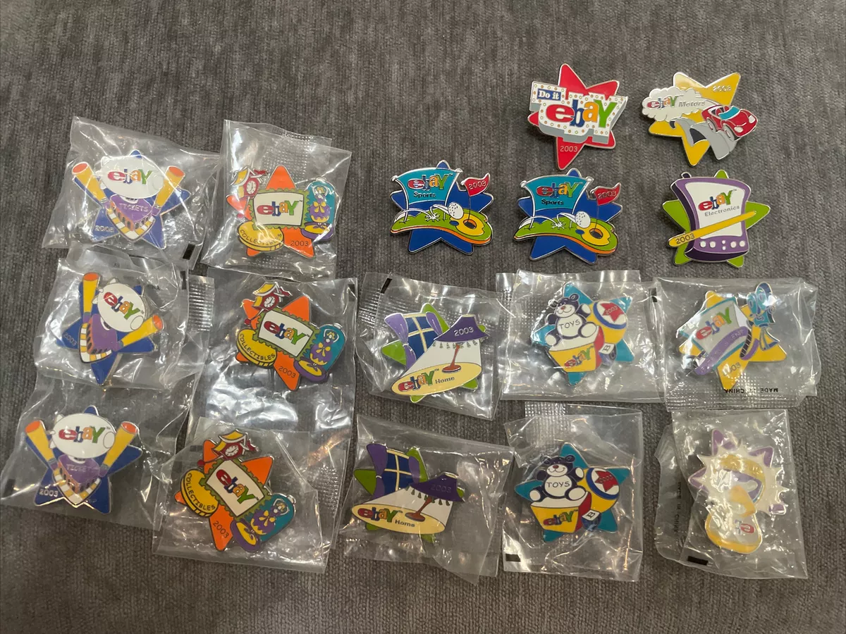 Vintage Collectible Lot of 17  Live Open 2003 Trading Pins Orlando New