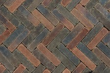 Pflasterklinker "Bolton" Waaltjes Antik rot braun violett bunt Klinker-Pflaster