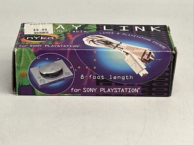 Câble Link Officiel Sony PlayStation PS1 (SCPH-1040) - Occasion, Fonctionnel, Pour Connecter Deux Consoles