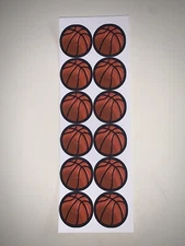 Basketball Target Stickers for Williams, Bally, Stern, Etc. Pinball Machines