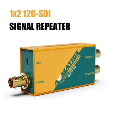 Avmatrix SD1121-12G 12G-SDI signal repeater For Broadcast Video DVB-ASI signal