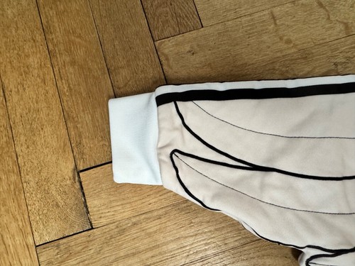 Jeremy Scott x Adidas 2010 Beige Wings Cropped Hoodie 40 ~ L - Picture 6 of 13