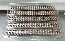 Lot 35 Panel PCB Mount 6 Way RCA Female Jack Audio Coaxial Connector TV Stereo