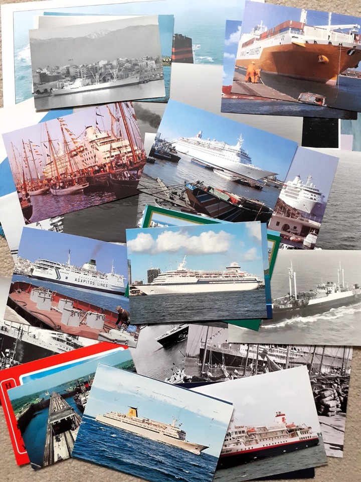 Ocean Liners, Cruise and Cargo Ships Large Collection of Over 400 PCs