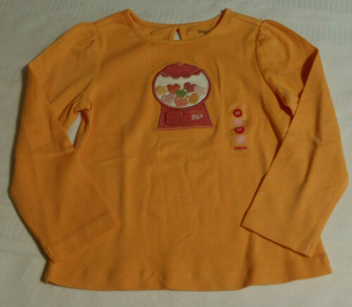 GYMBOREE 4T Popstar Academy Little Hearts Shirt NWT - 第 1/2 張圖片