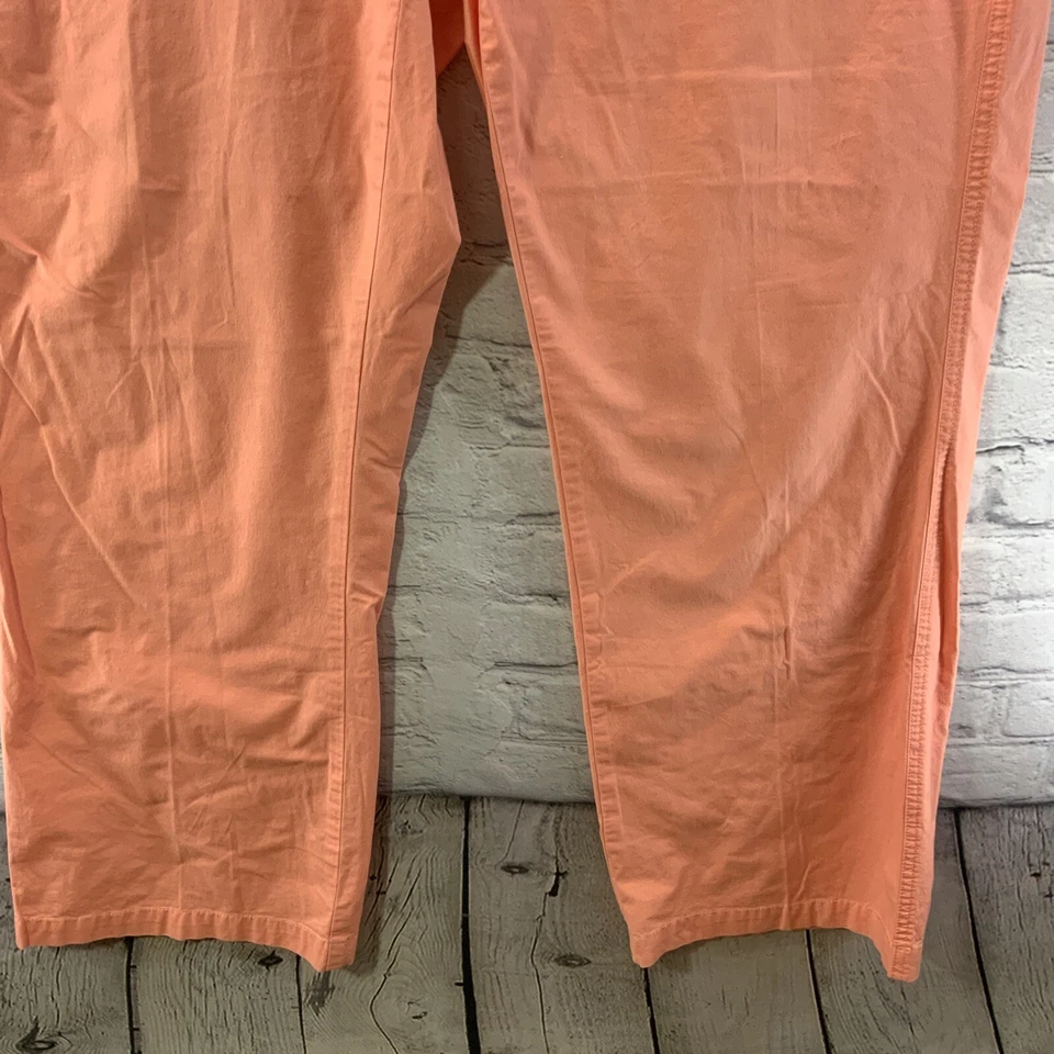 Avenue Slacks Womens Sz 16 Stretch Peach Pink Orange - Image 3 of 4