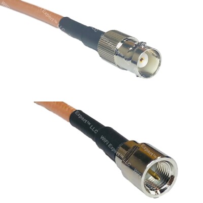 RG400 BNC FEMALE to FME MALE RF Cable FAST-SHIP LOT