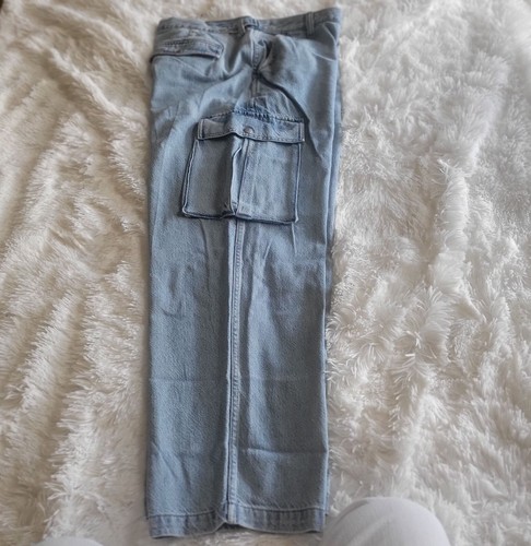 Madewell Pantaloni da donna in denim cargo bassi con lavaggio Coleman W33 - Foto 5 di 8
