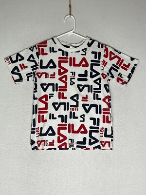 ■FILA■ Big Linear Lettering Short Sleeve T-ShirtFS2RSH2103 s-l400.jpg