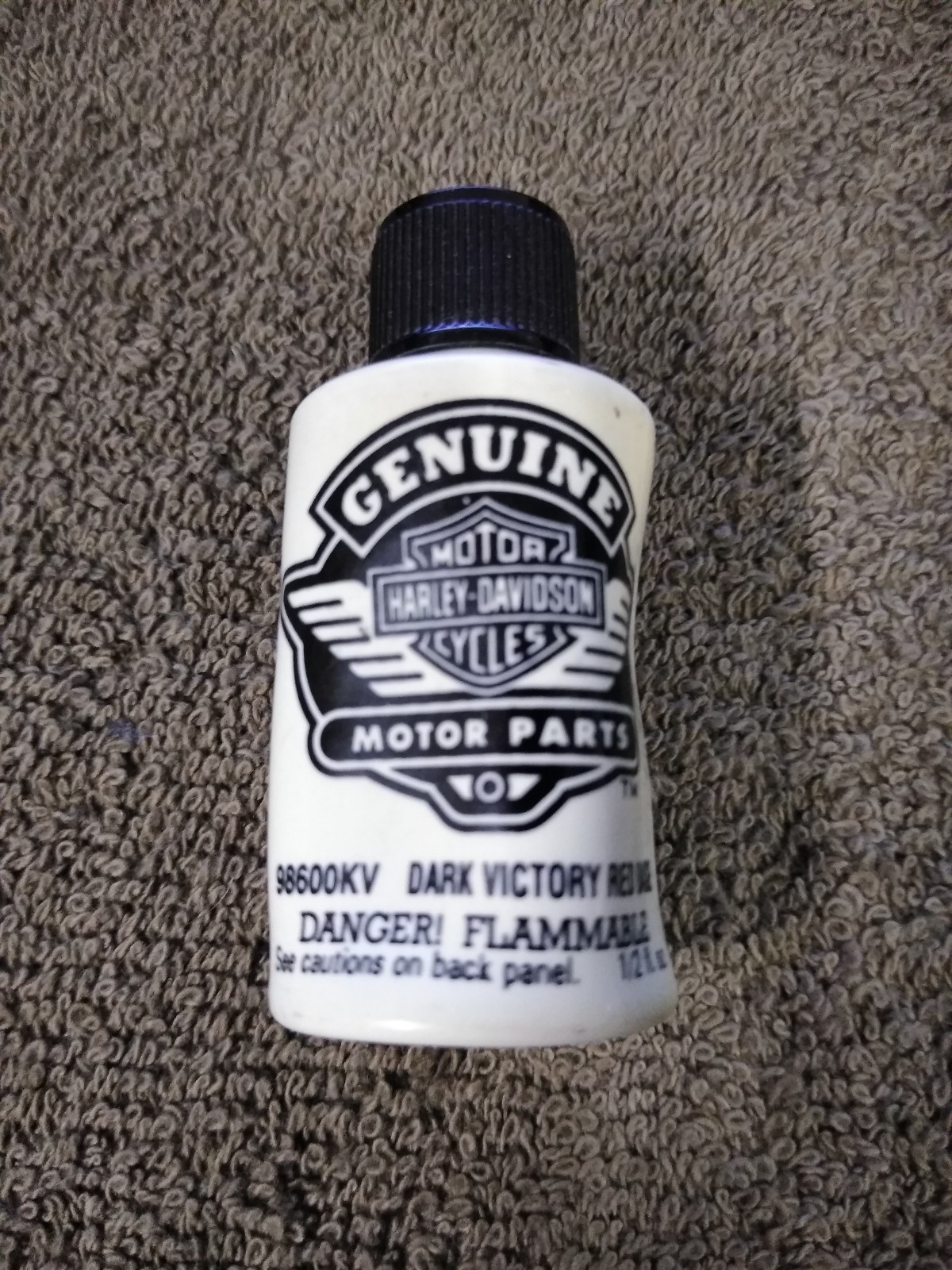 NEW Harley Davidson Touch Up Paint 1/2 fl oz. / 98600KV Dark Victory