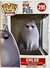 Funko Pop! Movies Pets Chloe Vinyl Figure # 295 Nonmint Box