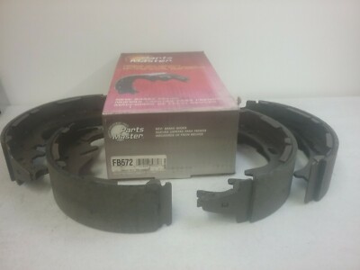 FB 572 Parts Master Premium Non-asbestos Brake Shoes 