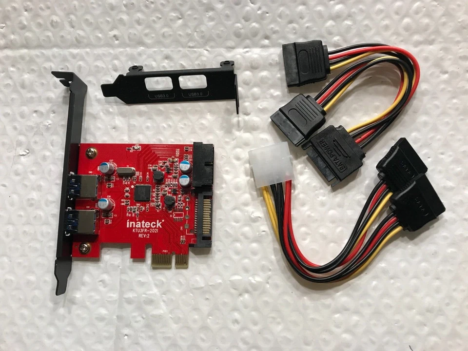 Inateck 2-Port USB 3.0 PCIe Express Card KTU3FR-2021 5Gb/s New complete in boxes - Image 4 of 4