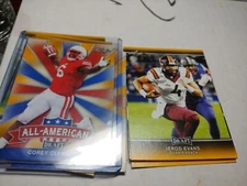 2017 leaf draft football complete your gold parallel set *PYC*