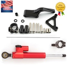 For Ducati Monster 696 Steering Damper Stabilizer Bracket Mount Kit Holder FXCNC