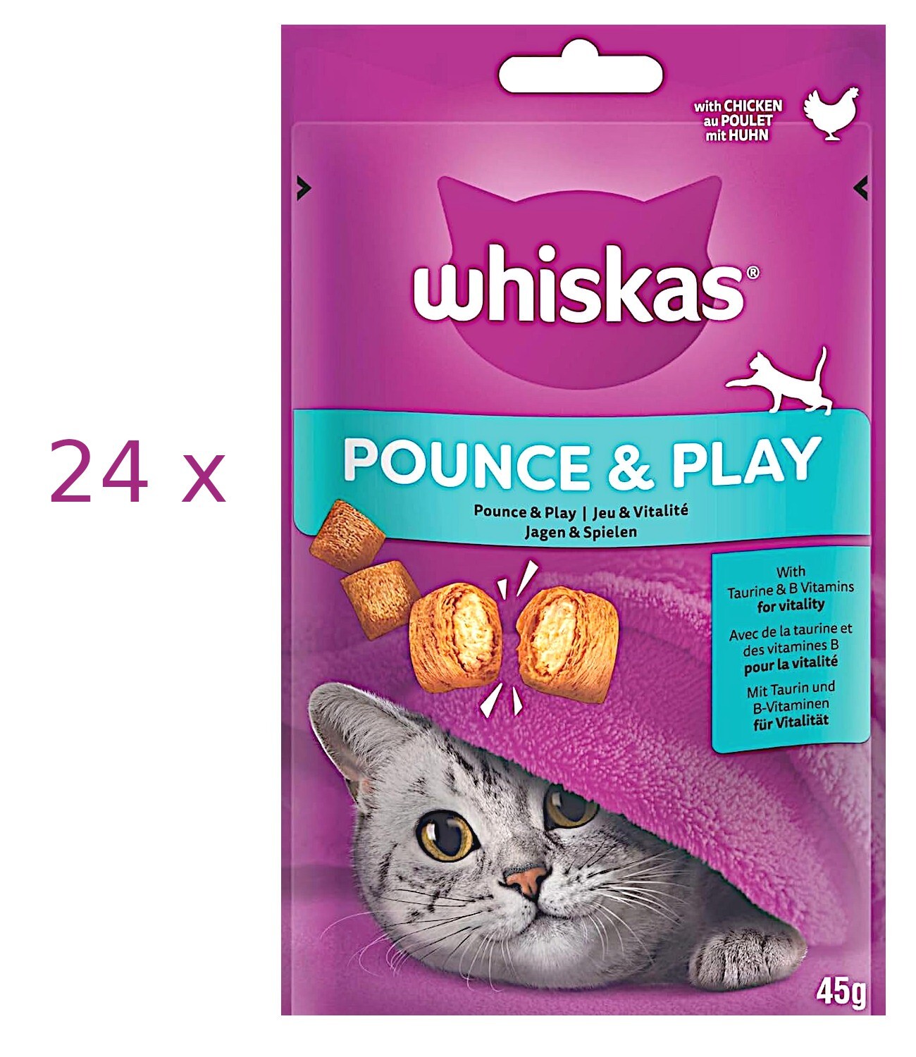 Whiskas Pounce & Play Mit Huhn 45 G - Bild 2