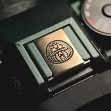 Camera Hot Shoe Cover Luck Metal Shutter Button For Fuj Leica Nikon ...