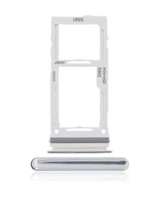 Replacement Dual Sim Card Tray Slot Compatible For Samsung Galaxy A72 - White