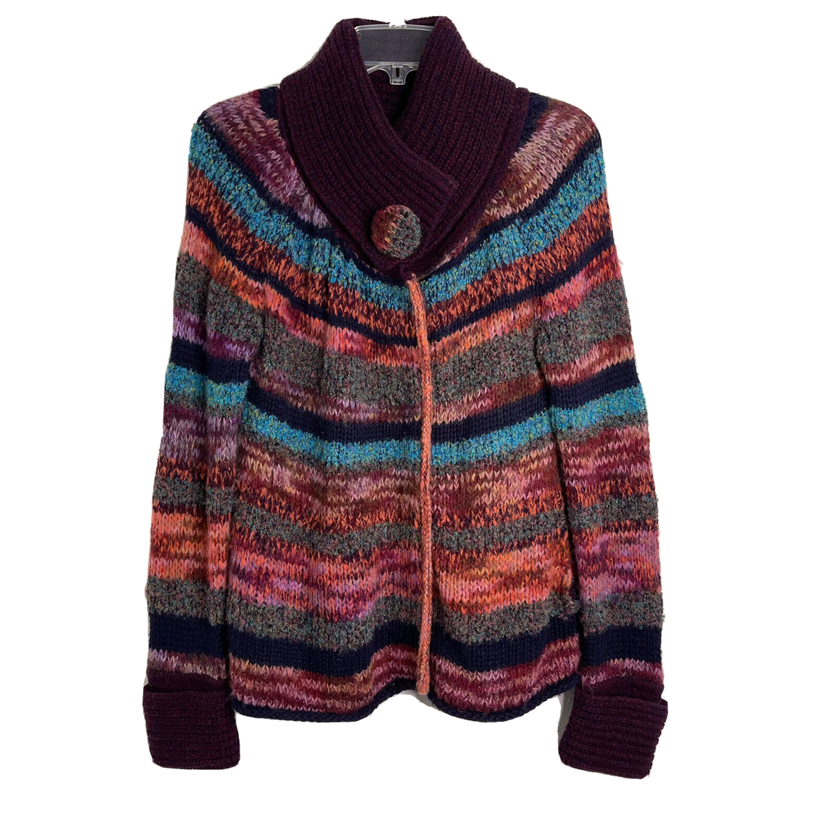 Anthropologie Leifsdottir Women's S Multicolor Wool Blend Pocket
