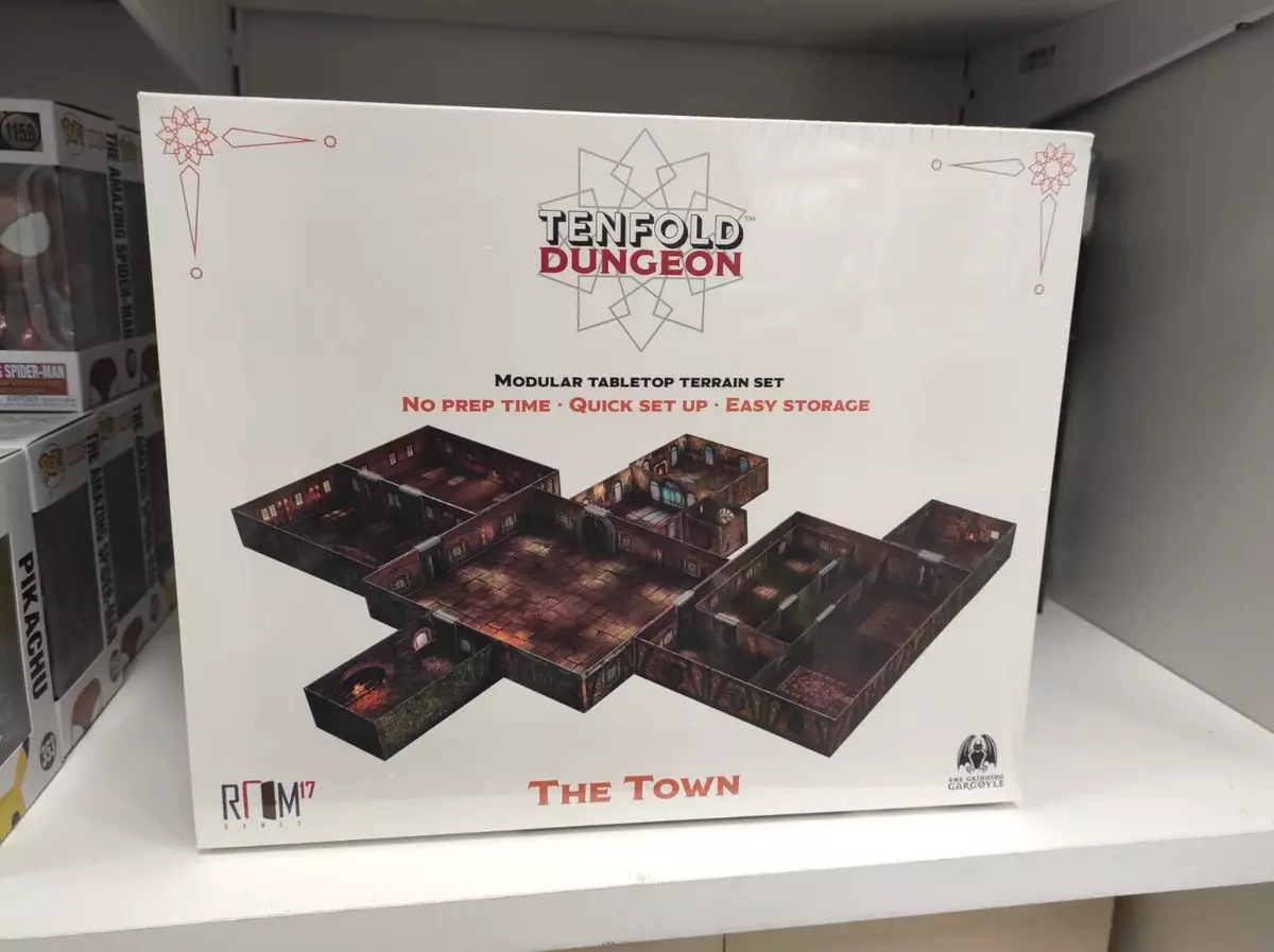 Tenfold Dungeon The Town DM Vault Room 17 Games Modular Tabletop Terrain Set