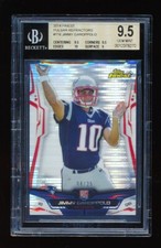 BGS 9.5 JIMMY GAROPPOLO 2014 TOPPS FINEST PULSAR REFRACTOR RC ROOKIE /25 *POP 2*