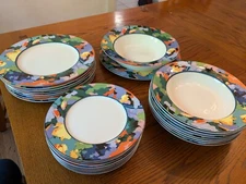 Christopher Stuart Optima VAN GOGH Dinner Set Service For 8, plus Serving Dishes