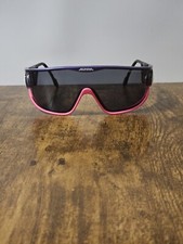 VINTAGE ALPINA OVERSIZED MULTICOLOR SHIELD SUNGLASSES MADE IN GERMANY O4
